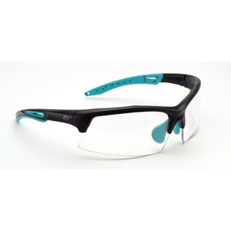WALKERS Teal Shooting Glasses Clear Lens GWP-TLSGL-CLR